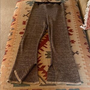 Rails knit pant with slit bell bottoms